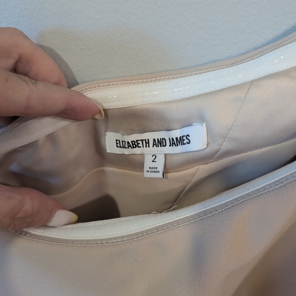 Elizabeth and James One-Shoulder Beige Dress - Picture 10 of 10